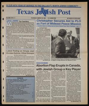 Texas Jewish Post (Fort Worth, Tex.), Vol. 49, No. 11, Ed. 1 Thursday, March 16, 1995