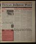 Primary view of Texas Jewish Post (Fort Worth, Tex.), Vol. 51, No. 47, Ed. 1 Thursday, November 20, 1997