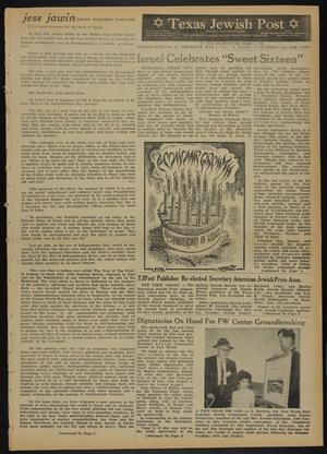 Texas Jewish Post (Fort Worth, Tex.), Vol. 18, No. 19, Ed. 1 Thursday, May 7, 1964