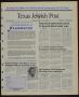 Primary view of Texas Jewish Post (Fort Worth, Tex.), Vol. 43, No. 42, Ed. 1 Thursday, October 19, 1989