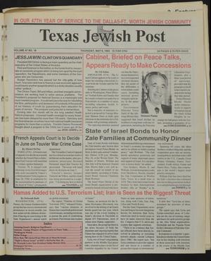 Texas Jewish Post (Fort Worth, Tex.), Vol. 47, No. 18, Ed. 1 Thursday, May 6, 1993