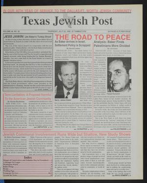 Texas Jewish Post (Fort Worth, Tex.), Vol. 46, No. 30, Ed. 1 Thursday, July 23, 1992