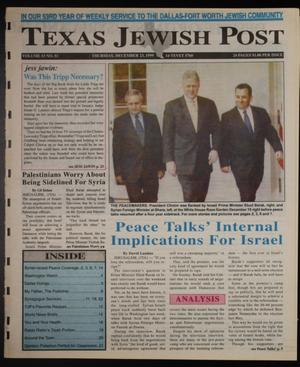 Texas Jewish Post (Fort Worth, Tex.), Vol. 53, No. 51, Ed. 1 Thursday, December 23, 1999
