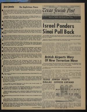 Texas Jewish Post (Fort Worth, Tex.), Vol. 28, No. 2, Ed. 1 Thursday, January 10, 1974