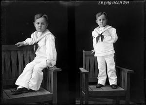 [Portraits of Child in Sailor Outfit]