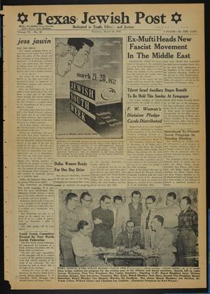 Texas Jewish Post (Fort Worth, Tex.), Vol. 6, No. 12, Ed. 1 Thursday, March 20, 1952
