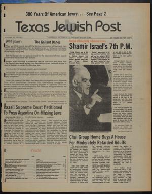 Texas Jewish Post (Fort Worth, Tex.), Vol. 37, No. 41, Ed. 1 Thursday, October 13, 1983