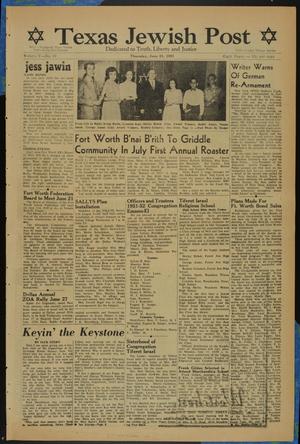 Texas Jewish Post (Fort Worth, Tex.), Vol. 5, No. 13, Ed. 1 Thursday, June 21, 1951