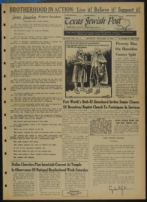 Texas Jewish Post (Fort Worth, Tex.), Vol. 21, No. 7, Ed. 1 Thursday, February 16, 1967