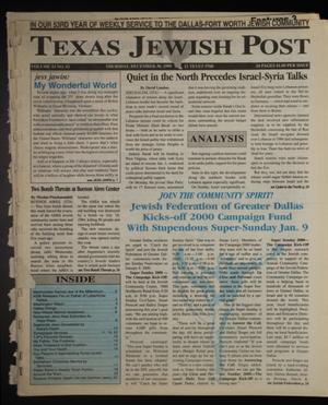 Texas Jewish Post (Fort Worth, Tex.), Vol. 53, No. 52, Ed. 1 Thursday, December 30, 1999