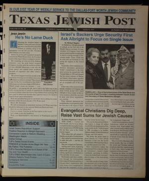 Primary view of object titled 'Texas Jewish Post (Fort Worth, Tex.), Vol. 51, No. 38, Ed. 1 Thursday, September 18, 1997'.