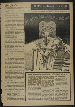 Texas Jewish Post (Fort Worth, Tex.), Vol. 17, No. 37, Ed. 1 Thursday, September 12, 1963