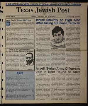 Texas Jewish Post (Fort Worth, Tex.), Vol. 50, No. 2, Ed. 1 Thursday, January 11, 1996
