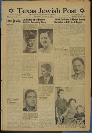 Texas Jewish Post (Fort Worth, Tex.), Vol. 4, No. 17, Ed. 1 Thursday, August 17, 1950
