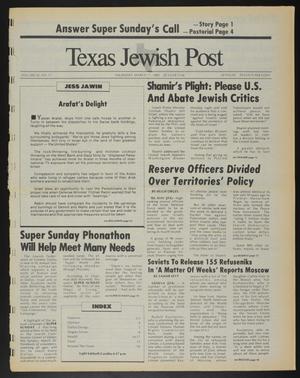 Texas Jewish Post (Fort Worth, Tex.), Vol. 42, No. 11, Ed. 1 Thursday, March 17, 1988