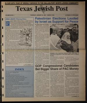 Texas Jewish Post (Fort Worth, Tex.), Vol. 50, No. 4, Ed. 1 Thursday, January 25, 1996