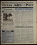Thumbnail image of item number 1 in: 'Texas Jewish Post (Fort Worth, Tex.), Vol. 52, No. 36, Ed. 1 Thursday, September 3, 1998'.