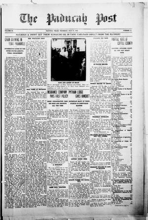 The Paducah Post (Paducah, Tex.), Vol. 11, No. 11, Ed. 1 Thursday, July 27, 1916