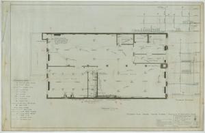 Club Building for B.P.O.E. Number 71, Mechanical Plans, Dallas, Texas: Second Floor Plan