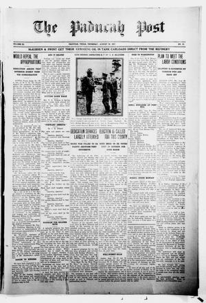 The Paducah Post (Paducah, Tex.), Vol. 11, No. 16, Ed. 1 Thursday, August 30, 1917