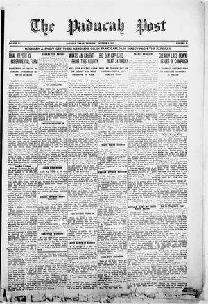 The Paducah Post (Paducah, Tex.), Vol. 11, No. 21, Ed. 1 Thursday, October 5, 1916