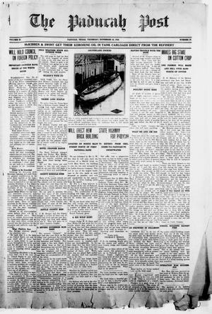 The Paducah Post (Paducah, Tex.), Vol. 11, No. 27, Ed. 1 Thursday, November 16, 1916