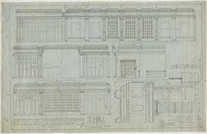Primary view of object titled 'Club Building for B.P.O.E. Number 71, Dallas, Texas: Details of Lodge Room'.