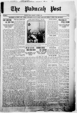 The Paducah Post (Paducah, Tex.), Vol. 11, No. 20, Ed. 1 Thursday, October 4, 1917