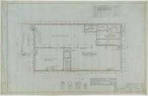 Primary view of object titled 'Club Building for B.P.O.E. Number 71, Dallas, Texas: Second Floor Plan'.
