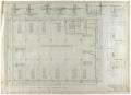 Technical Drawing: Masonic Building, Abilene, Texas: First Floor Framing Plan