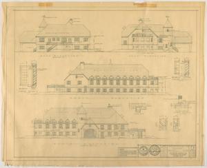 Primary view of object titled 'Abilene Country Club, Abilene, Texas: Elevations'.