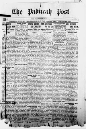 The Paducah Post (Paducah, Tex.), Vol. 11, No. 34, Ed. 1 Thursday, January 4, 1917
