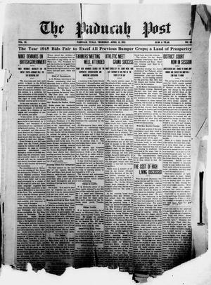 The Paducah Post (Paducah, Tex.), Vol. 9, No. 48, Ed. 1 Thursday, April 15, 1915