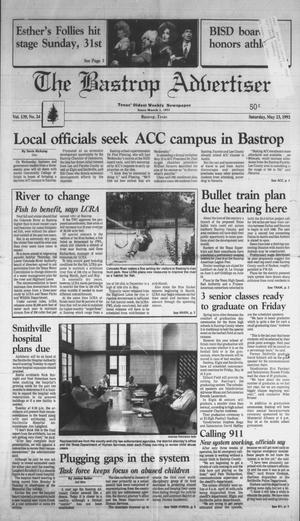 The Bastrop Advertiser (Bastrop, Tex.), Vol. 139, No. 24, Ed. 1 Saturday, May 23, 1992