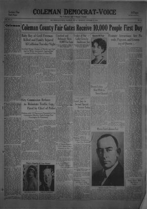 Coleman Democrat-Voice (Coleman, Tex.), Vol. 48, No. 42, Ed. 1 Thursday, October 17, 1929