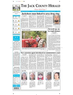 Primary view of object titled 'The Jack County Herald (Jacksboro, Tex.), Vol. 68, No. 48, Ed. 1 Friday, May 2, 2014'.