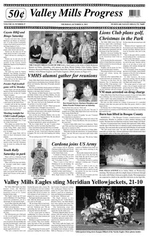 Valley Mills Progress (Valley Mills, Tex.), Vol. 23, No. 27, Ed. 1 Thursday, October 11, 2012