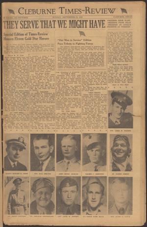 Primary view of object titled 'Cleburne Times-Review (Cleburne, Tex.), Ed. 1 Sunday, September 19, 1943'.