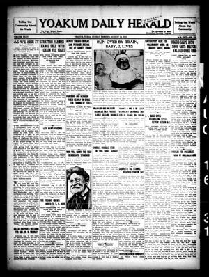 Yoakum Daily Herald (Yoakum, Tex.), Vol. 35, No. 116, Ed. 1 Sunday, August 16, 1931