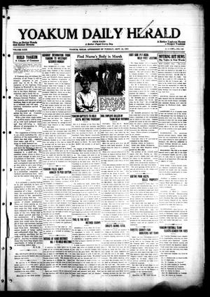 Primary view of object titled 'Yoakum Daily Herald (Yoakum, Tex.), Vol. 29, No. 146, Ed. 1 Tuesday, September 22, 1925'.