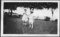 Primary view of [Photograph of Mary Jones and another young girl]