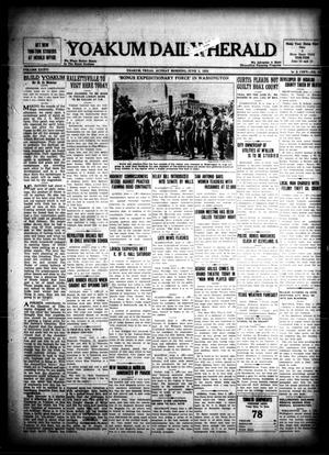 Primary view of object titled 'Yoakum Daily Herald (Yoakum, Tex.), Vol. 36, No. 54, Ed. 1 Sunday, June 5, 1932'.