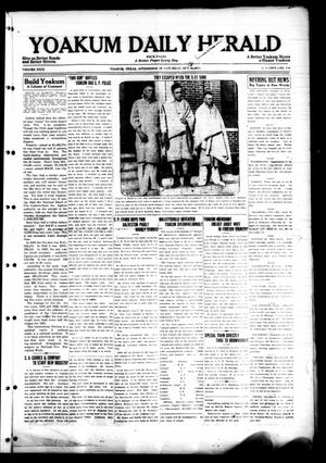 Yoakum Daily Herald (Yoakum, Tex.), Vol. 29, No. 156, Ed. 1 Saturday, October 3, 1925
