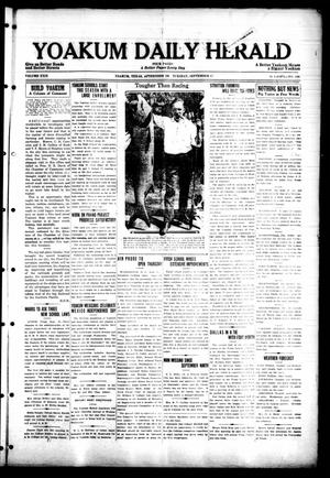 Yoakum Daily Herald (Yoakum, Tex.), Vol. 29, No. 140, Ed. 1 Tuesday, September 15, 1925