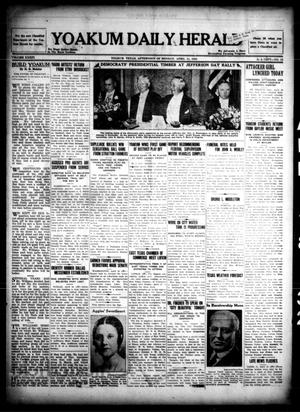 Yoakum Daily Herald (Yoakum, Tex.), Vol. 36, No. 15, Ed. 1 Monday, April 18, 1932