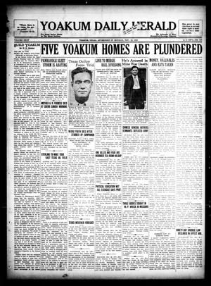 Primary view of object titled 'Yoakum Daily Herald (Yoakum, Tex.), Vol. 35, No. 198, Ed. 1 Monday, November 23, 1931'.