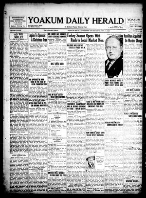 Yoakum Daily Herald (Yoakum, Tex.), Vol. 33, No. 187, Ed. 1 Thursday, November 7, 1929