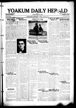 Yoakum Daily Herald (Yoakum, Tex.), Vol. 29, No. 126, Ed. 1 Friday, August 28, 1925