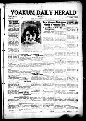 Yoakum Daily Herald (Yoakum, Tex.), Vol. 29, No. 12, Ed. 1 Tuesday, April 14, 1925