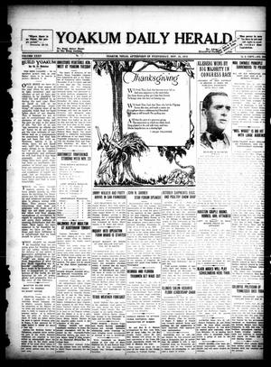 Yoakum Daily Herald (Yoakum, Tex.), Vol. 35, No. 200, Ed. 1 Wednesday, November 25, 1931